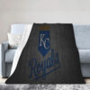 Kansas City Royals Blanket - Sherpa Blanket for Sofa - Lightweight (Queen Size) kansas city royals blanket sherpa blanket for sofa lightweight queen size ver 19