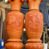 Large Solid Padauk Wood Feng Shui Vase Pair – 4.9 ft Handcrafted Wooden Decor large-solid-padauk-wood-feng-shui-vase-pair-4-9-ft-handcrafted-wooden-decor