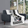 Las Vegas Raiders Blanket - Fleece Blanket for Bed - Warm (Queen Size) las vegas raiders blanket fleece blanket for bed warm queen size ver 35