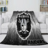 Las Vegas Raiders Blanket - Fleece Blanket for Couch - Warm (Multiple Sizes) las vegas raiders blanket fleece blanket for couch warm multiple sizes ver 15