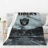Las Vegas Raiders Blankets - Sherpa Blanket for Couch - Lightweight (Multiple Sizes) las vegas raiders blankets sherpa blanket for couch lightweight multiple sizes ver 6