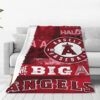Los Angeles Angels Blanket - Sherpa Blanket for Sofa - Soft los angeles angels blanket sherpa blanket for sofa soft ver 2