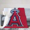 Los Angeles Angels Blankets - Sherpa Blanket for Gift - Lightweight (Throw Size) los angeles angels blankets sherpa blanket for gift lightweight throw size ver 67