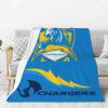 Los Angeles Chargers Blanket - Fleece Blanket for Sofa - Soft (Queen Size) los angeles chargers blanket fleece blanket for sofa soft queen size ver 6