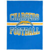 Los Angeles Chargers Blanket - Sherpa Blanket for Bed - Warm (Multiple Sizes) los angeles chargers blanket sherpa blanket for bed warm multiple sizes ver 51