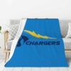 Los Angeles Chargers Blanket - Sherpa Blanket for Sofa - Lightweight (Queen Size) los angeles chargers blanket sherpa blanket for sofa lightweight queen size ver 26