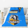 Los Angeles Chargers Blanket - Sherpa Blanket for Sofa - Soft los angeles chargers blanket sherpa blanket for sofa soft ver 23