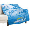 Los Angeles Chargers Blankets - Sherpa Blanket for Bed - Lightweight (Throw Size) los angeles chargers blankets sherpa blanket for bed lightweight throw size ver 37
