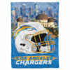Los Angeles Chargers Blankets - Sherpa Blanket for Couch - Lightweight (Queen Size) los angeles chargers blankets sherpa blanket for couch lightweight queen size ver 69