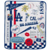 Los Angeles Dodgers Blanket - Sherpa Blanket for Bed - Cozy (Multiple Sizes) los angeles dodgers blanket sherpa blanket for bed cozy multiple sizes ver 11