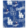 Los Angeles Dodgers Blanket - Sherpa Blanket for Bed - Warm (Multiple Sizes) los angeles dodgers blanket sherpa blanket for bed warm multiple sizes ver 13