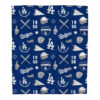 Los Angeles Dodgers Blankets - Fleece Blanket for Sofa - Lightweight (Throw Size) los angeles dodgers blankets fleece blanket for sofa lightweight throw size ver 52
