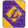 Los Angeles Lakers Blanket - Fleece Blanket for Bed - Lightweight (Throw Size) los angeles lakers blanket fleece blanket for bed lightweight throw size ver 15