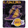 Los Angeles Lakers Blanket - Fleece Blanket for Couch - Cozy (Throw Size) los angeles lakers blanket fleece blanket for couch cozy throw size ver 68