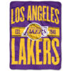 Los Angeles Lakers Blanket - Fleece Blanket for Sofa - Soft (Throw Size) los angeles lakers blanket fleece blanket for sofa soft throw size ver 43