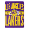 Los Angeles Lakers Blanket - Sherpa Blanket for Bed - Soft (Queen Size) los angeles lakers blanket sherpa blanket for bed soft queen size ver 9
