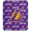Los Angeles Lakers Blanket - Sherpa Blanket for Sofa - Soft (Queen Size) los angeles lakers blanket sherpa blanket for sofa soft queen size ver 33