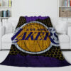 Los Angeles Lakers Blanket - Sherpa Blanket for Sofa - Warm los angeles lakers blanket sherpa blanket for sofa warm ver 27