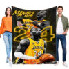 Los Angeles Lakers Blankets - Sherpa Blanket for Bed - Cozy (Queen Size) los angeles lakers blankets sherpa blanket for bed cozy queen size ver 28