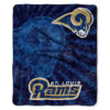 Los Angeles Rams Blanket - Fleece Blanket for Bed - Lightweight (Throw Size) los angeles rams blanket fleece blanket for bed lightweight throw size ver 12