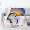 Los Angeles Rams Blanket - Fleece Blanket for Couch - Warm (Queen Size) los angeles rams blanket fleece blanket for couch warm queen size ver 63