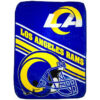 Los Angeles Rams Blanket - Sherpa Blanket for Couch - Cozy (Queen Size) los angeles rams blanket sherpa blanket for couch cozy queen size ver 17