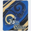 Los Angeles Rams Blanket - Sherpa Blanket for Couch - Lightweight (Queen Size) los angeles rams blanket sherpa blanket for couch lightweight queen size ver 7