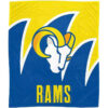 Los Angeles Rams Blanket - Sherpa Blanket for Gift - Soft los angeles rams blanket sherpa blanket for gift soft ver 49