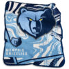 Memphis Grizzlies Blanket - Sherpa Blanket for Sofa - Lightweight memphis grizzlies blanket sherpa blanket for sofa lightweight ver 15
