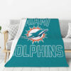 Miami Dolphins Blanket - Fleece Blanket for Couch - Soft (Queen Size) miami dolphins blanket fleece blanket for couch soft queen size ver 26
