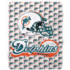 Miami Dolphins Blanket - Fleece Blanket for Gift - Lightweight miami dolphins blanket fleece blanket for gift lightweight ver 7