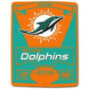 Miami Dolphins Blanket - Sherpa Blanket for Gift - Cozy miami dolphins blanket sherpa blanket for gift cozy ver 94
