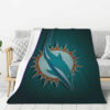 Miami Dolphins Blanket - Sherpa Blanket for Sofa - Lightweight miami dolphins blanket sherpa blanket for sofa lightweight ver 20