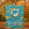 Miami Dolphins Blanket - Sherpa Blanket for Sofa - Soft miami dolphins blanket sherpa blanket for sofa soft ver 10
