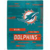 Miami Dolphins Blanket - Sherpa Blanket for Sofa - Warm (Multiple Sizes) miami dolphins blanket sherpa blanket for sofa warm multiple sizes ver 46