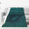 Miami Dolphins Blanket - Sherpa Blanket for Sofa - Warm (Queen Size) miami dolphins blanket sherpa blanket for sofa warm queen size ver 109