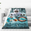 Miami Dolphins Blankets - Fleece Blanket for Sofa - Cozy (Throw Size) miami dolphins blankets fleece blanket for sofa cozy throw size ver 29