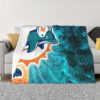 Miami Dolphins Blankets - Fleece Blanket for Sofa - Cozy miami dolphins blankets fleece blanket for sofa cozy ver 80