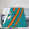 Miami Dolphins Blankets - Fleece Blanket for Sofa - Warm miami dolphins blankets fleece blanket for sofa warm ver 85