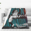 Miami Dolphins Blankets - Sherpa Blanket for Couch - Warm (Throw Size) miami dolphins blankets sherpa blanket for couch warm throw size ver 81