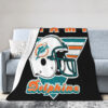 Miami Dolphins Blankets - Sherpa Blanket for Gift - Lightweight miami dolphins blankets sherpa blanket for gift lightweight ver 32