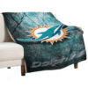 Miami Dolphins Blankets - Sherpa Blanket for Sofa - Cozy (Throw Size) miami dolphins blankets sherpa blanket for sofa cozy throw size ver 120