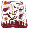 Miami Heat Blanket - Fleece Blanket for Gift - Soft miami heat blanket fleece blanket for gift soft ver 2