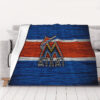 Miami Marlins Blankets - Fleece Blanket for Sofa - Cozy miami marlins blankets fleece blanket for sofa cozy ver 39