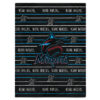 Miami Marlins Blankets - Fleece Blanket for Sofa - Warm miami marlins blankets fleece blanket for sofa warm ver 42