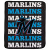 Miami Marlins Blankets - Sherpa Blanket for Couch - Cozy (Queen Size) miami marlins blankets sherpa blanket for couch cozy queen size ver 38