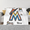 Miami Marlins Blankets - Sherpa Blanket for Gift - Warm miami marlins blankets sherpa blanket for gift warm ver 40