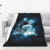 Miami Marlins Blankets - Sherpa Blanket for Sofa - Cozy (Queen Size) miami marlins blankets sherpa blanket for sofa cozy queen size ver 31