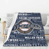 Milwaukee Brewers Blanket - Fleece Blanket for Bed - Lightweight milwaukee brewers blanket fleece blanket for bed lightweight ver 8