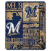 Milwaukee Brewers Blanket - Fleece Blanket for Couch - Soft milwaukee brewers blanket fleece blanket for couch soft ver 21